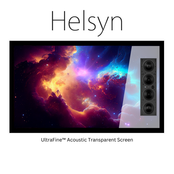 Helsyn Nebula 16:9 UltraFine Woven Acoustically Transparent Projector Screen