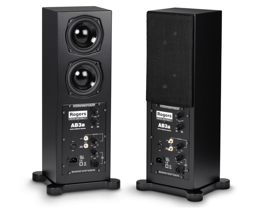 Rogers AB3a Active Stereo Subwoofer System for LS3/5A 50W Class B Mono ...