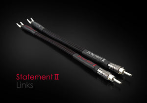 Tellurium Q Statement II Jumper Links Z Plug to Spade (Pair)