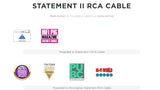 Tellurium Q Statement II RCA Cable (Pair) Awards