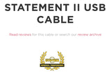 Tellurium Q Statement II USB Cable Award