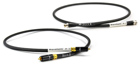 Tellurium Q Black II Waveform II hf Digital RCA to BNC Cable