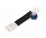 Tellurium Q Silver Diamond Jumper Links Z Plug to Spade