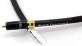 Tellurium Q Black Diamond Waveform hf Digital RCA Cable Closeup 2